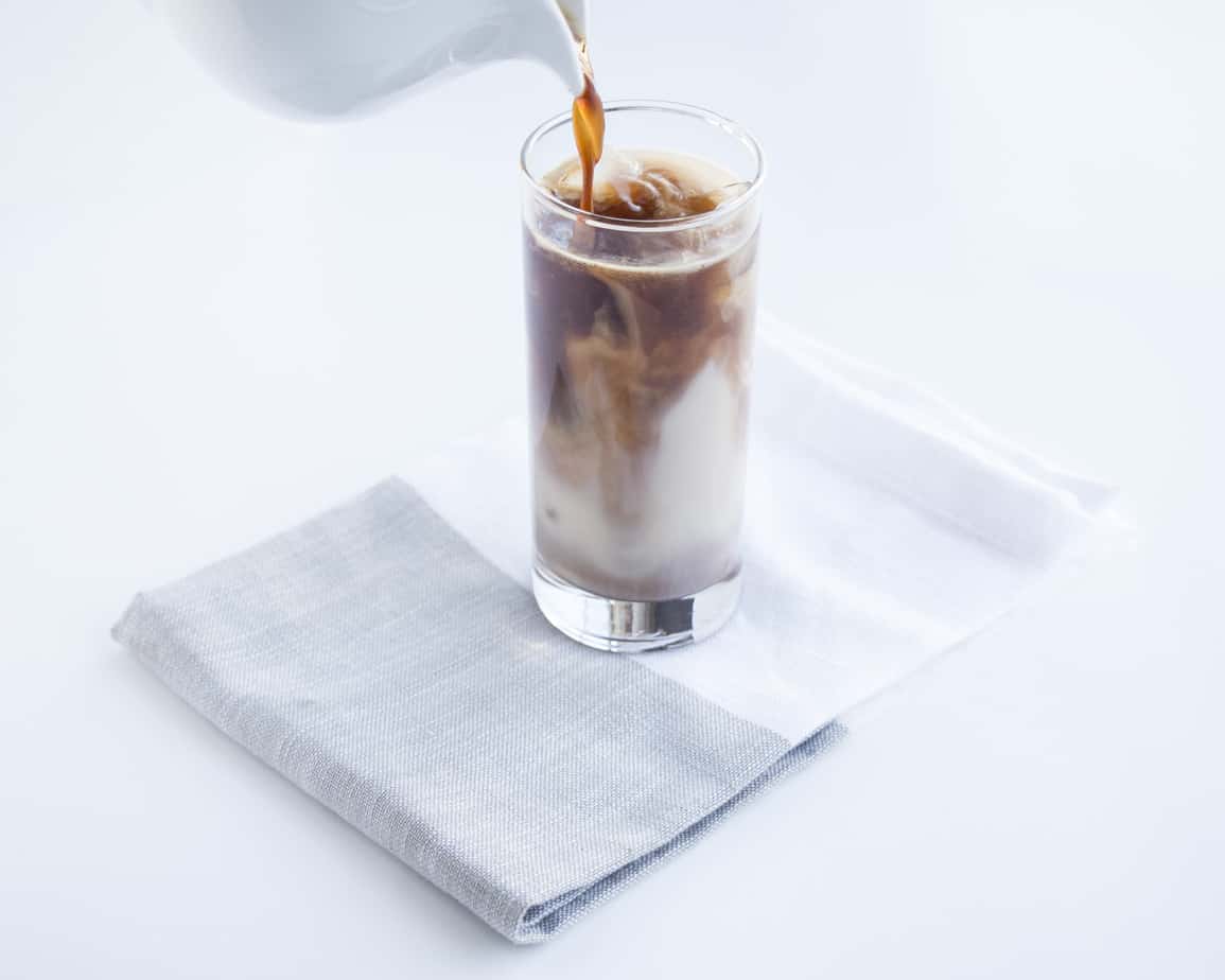 Sugar Free, Vegan Almond Milk Iced Coffee, perfect for summer afternoons.