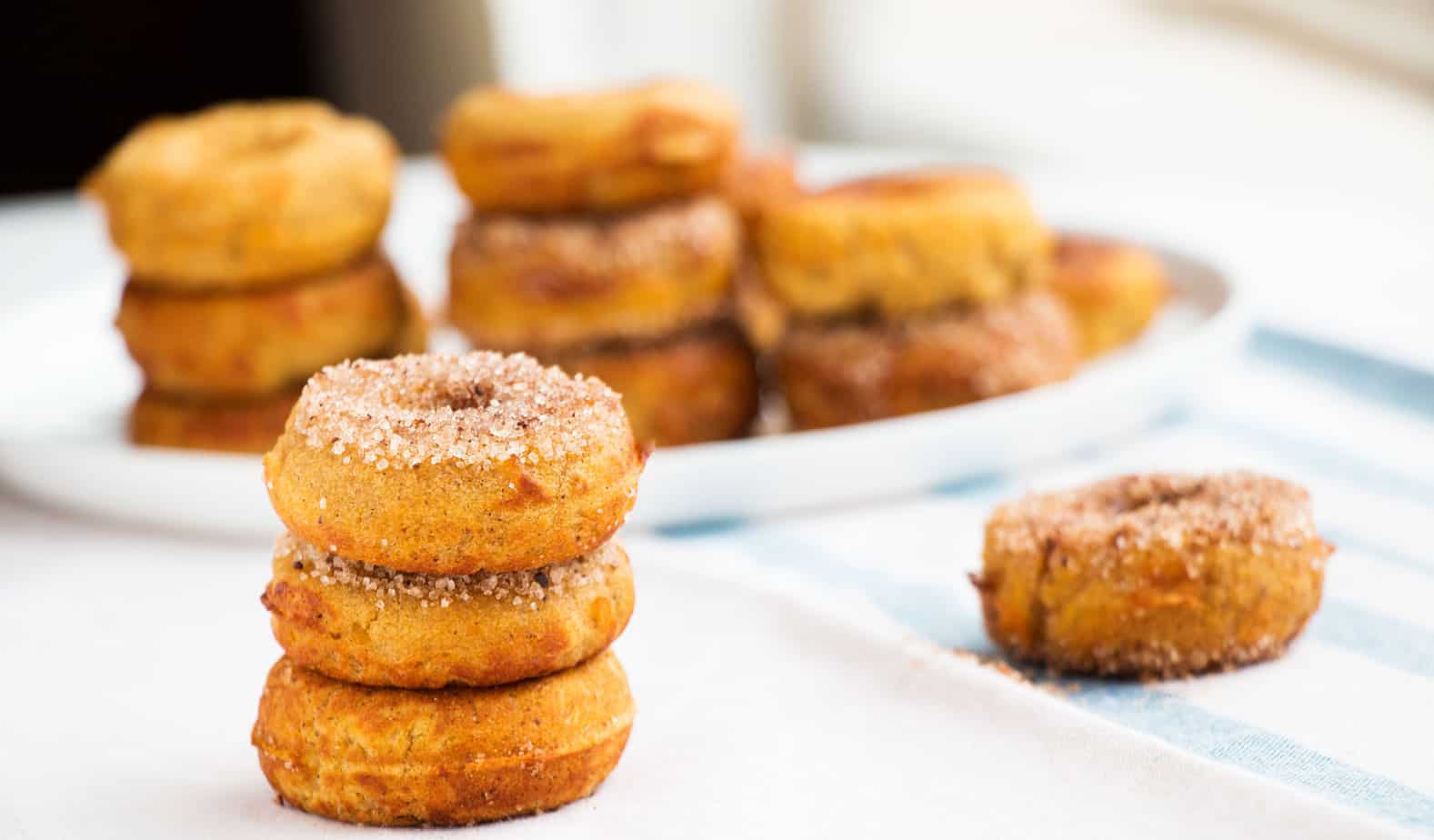 Gluten free, Cinnamon Pumpkin Donuts