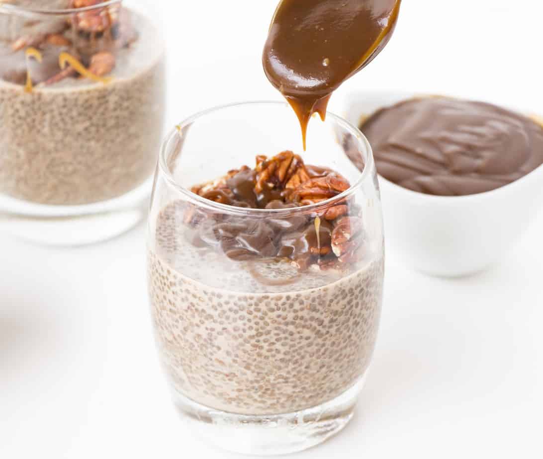 Salted Caramel & Pecan Chia Pudding