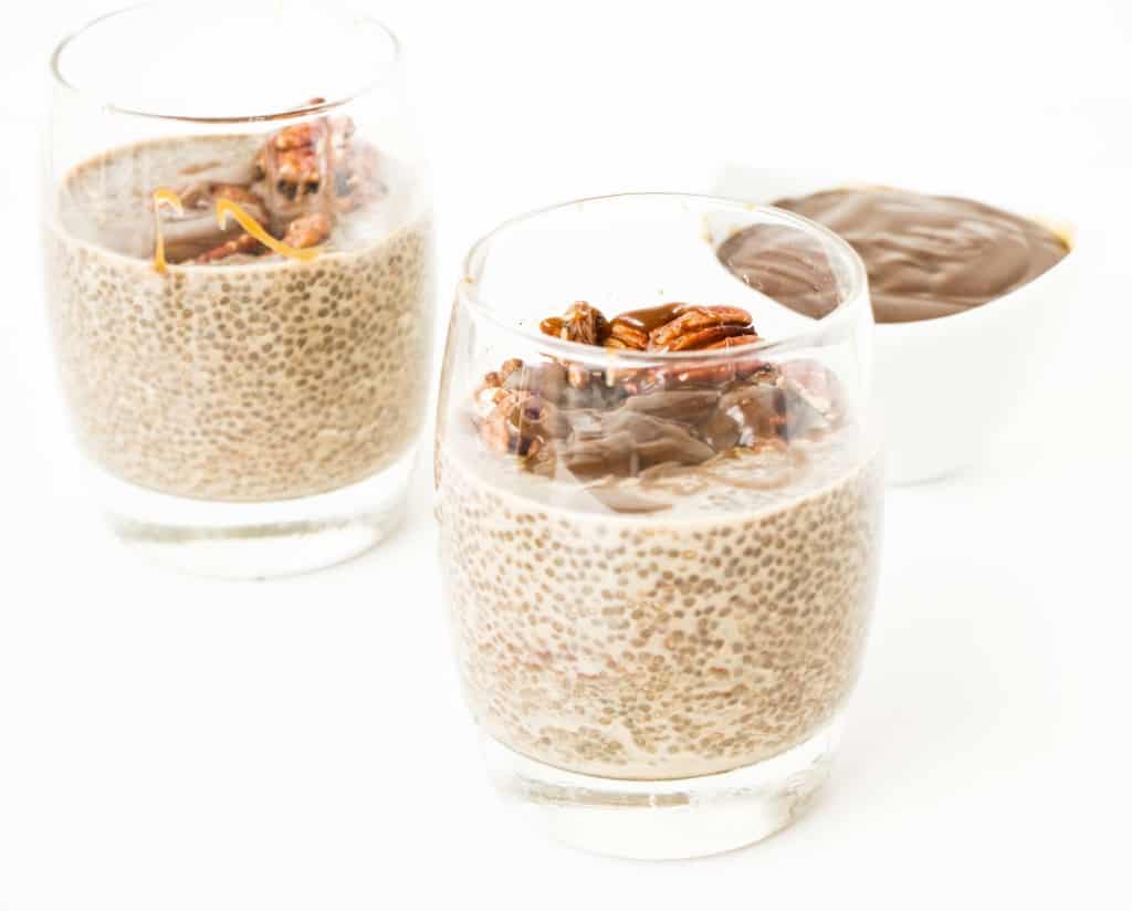 Salted Caramel & Pecan Chia Pudding