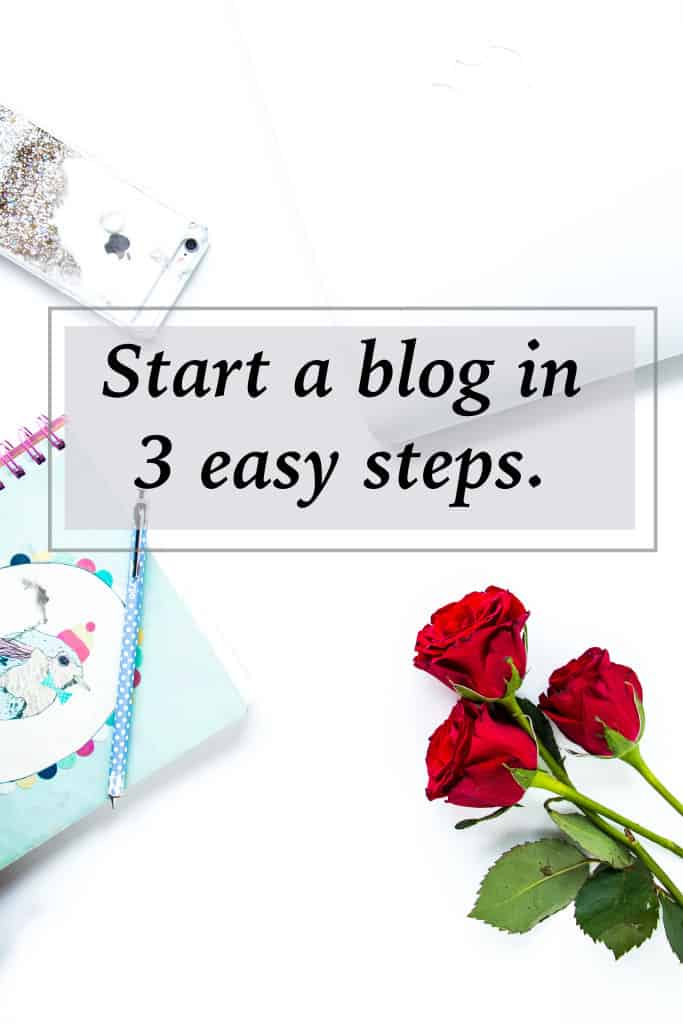 Easy steps on how to start a blog.