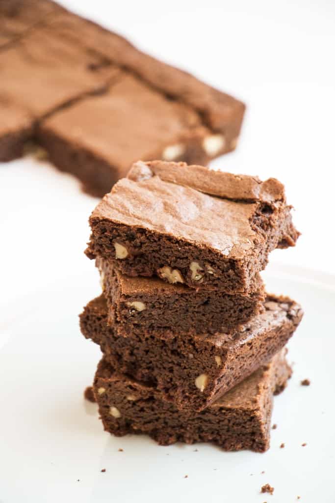 Chewy Chocolate & Pecan Brownies