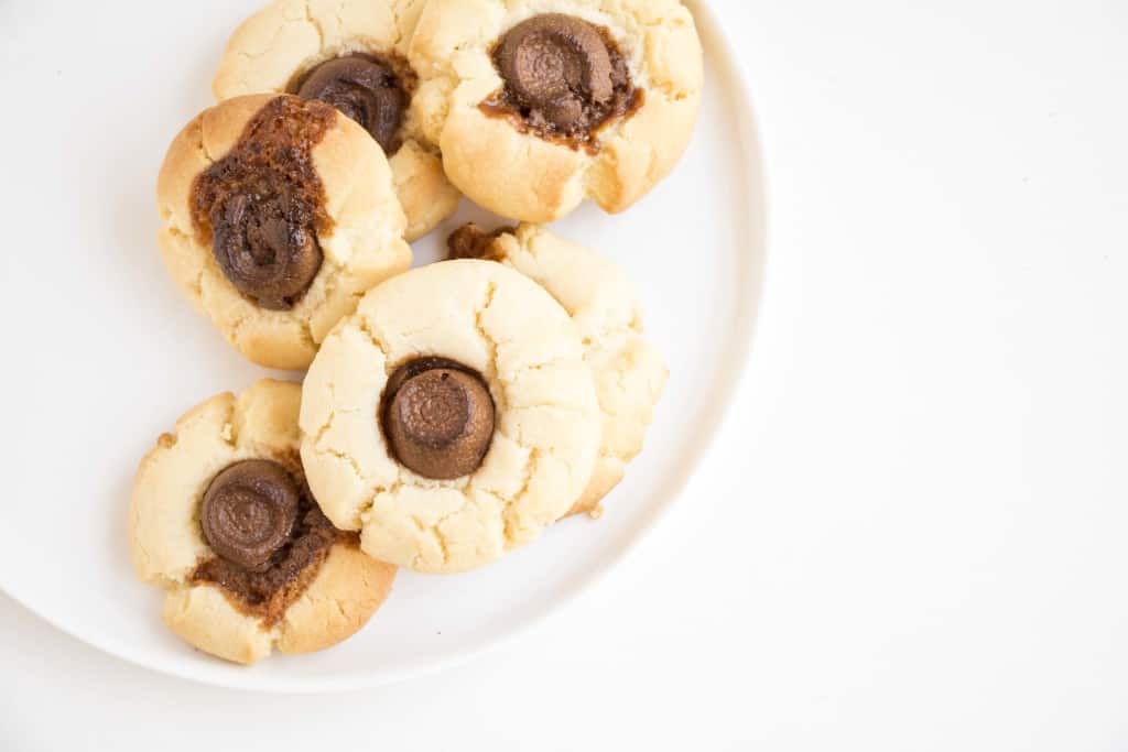 Chewy Rolo Sugar Cookies