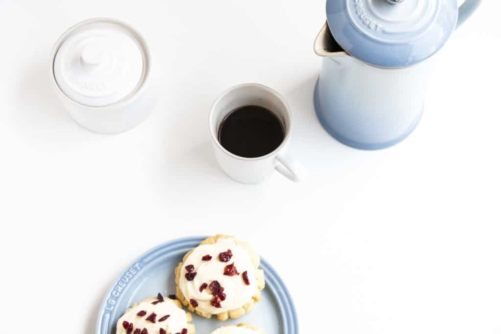 White Chocolate & Cranberry Sugar Cookies - A quick and easy cookie recipe that looks beautiful and tastes delicious.