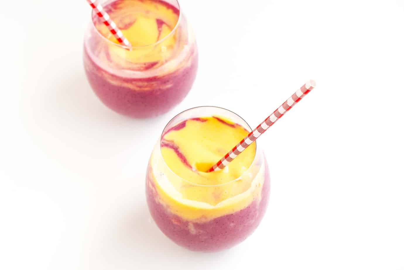 Mango Berry Smoothie -The perfect health kick that tastes absolutely delicious