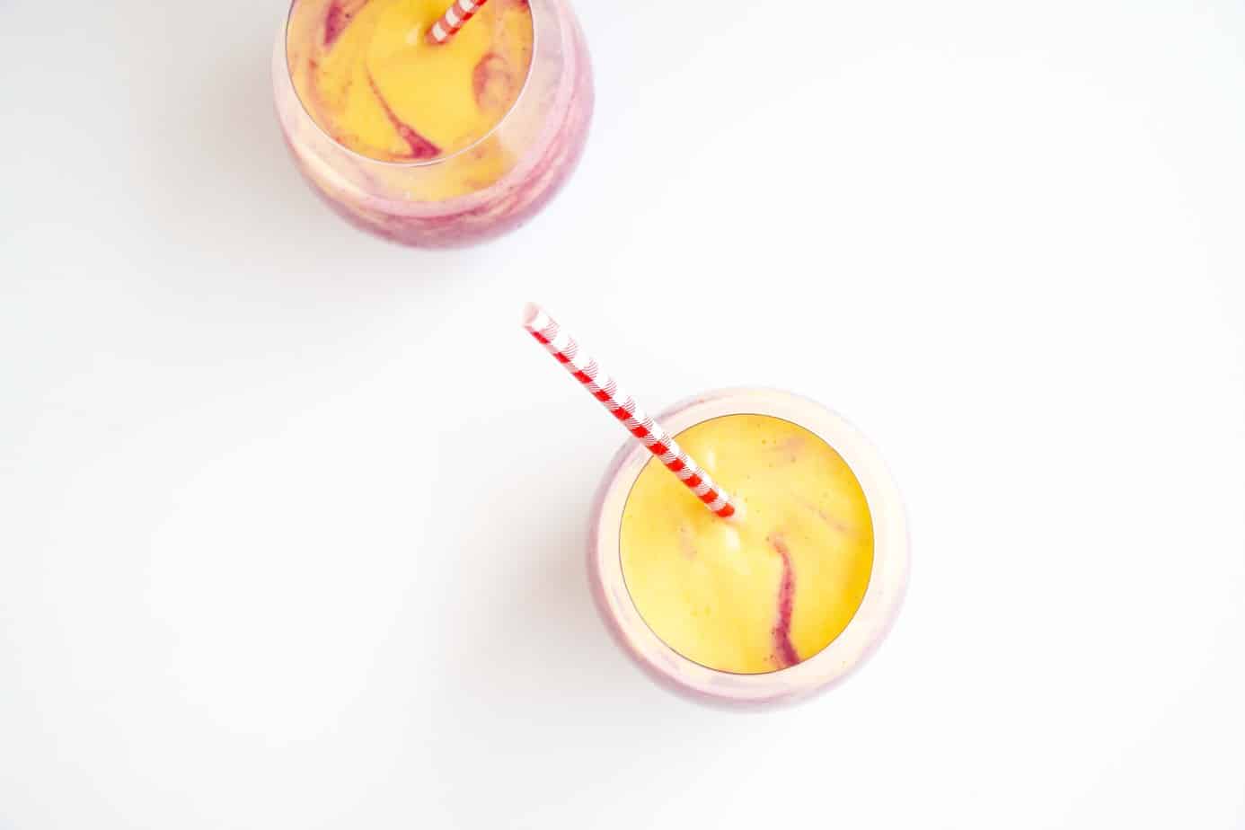 Mango Berry Smoothie -The perfect health kick that tastes absolutely delicious