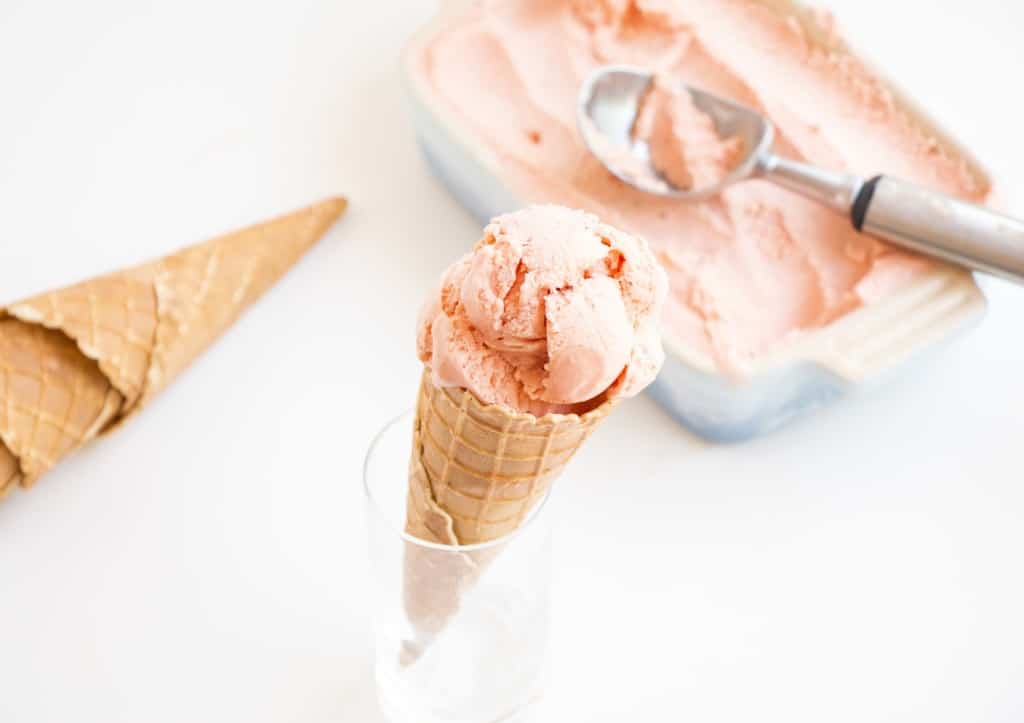 Watermelon Coconut Ice Cream