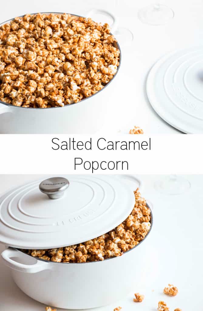 Easy Salted Caramel Popcorn