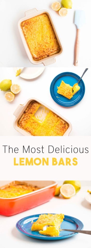 The Most Delicious Lemon Bars - Yes, you read correctly, they truly are the most delicious, lemony bars EVER!! YUM!!