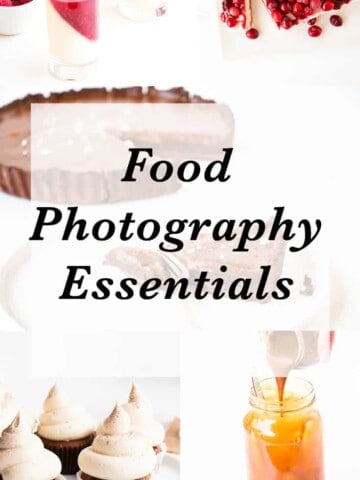 Food Photography Essentials - All the things you need to up your food photography game and to grow your blog. Affordable and easy to use.