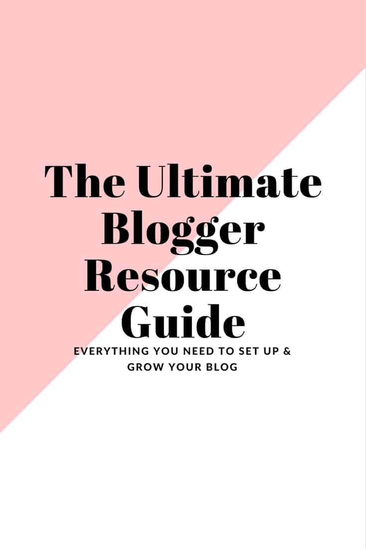 the ultimate guide for bloggers. All the resources that are needed to set up your blog as well as to grow your blog. Perfect for food bloggers. 