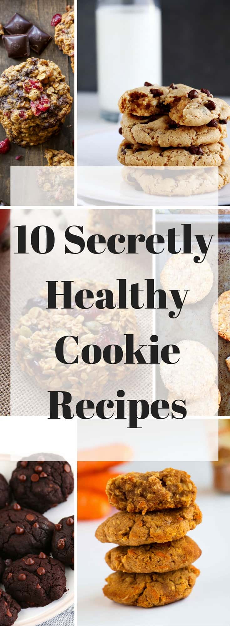 These 10 Secretly Healthy Cookie Recipes are everything you could ever want from a cookie. Indulgent and delicious but without the guilt. A mixture of vegan, gluten-free and refined sugar-free recipes.