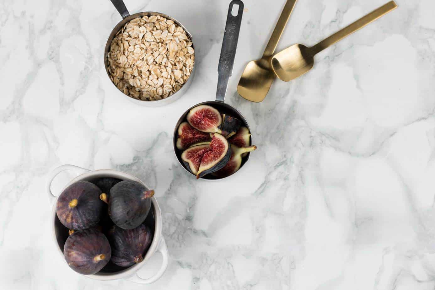 Vegan Fig Overnight Oats is a healthy easy to make breakfast that is perfect for any season