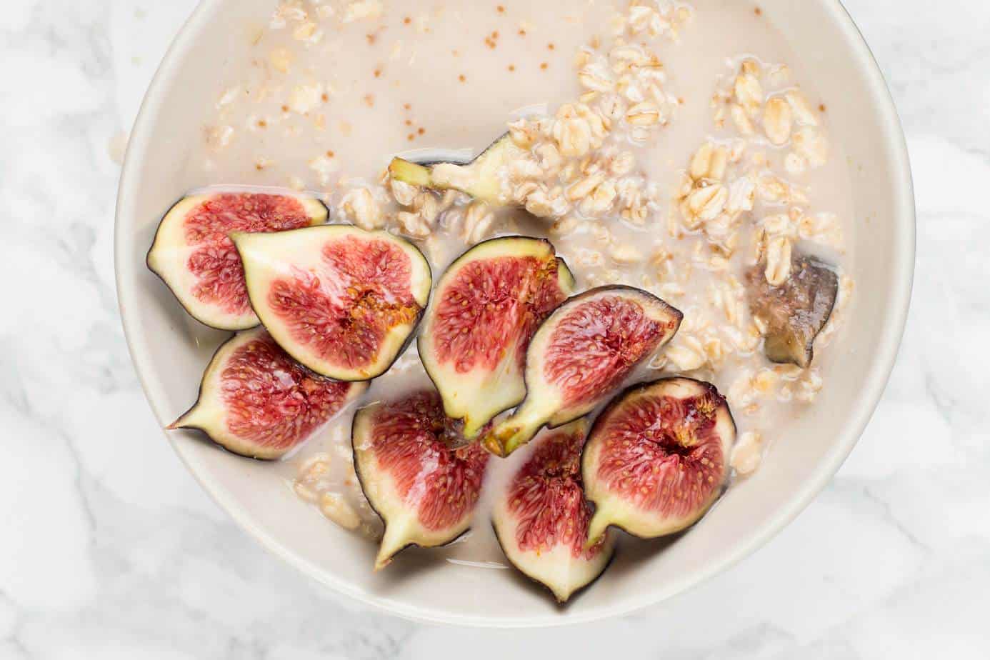 Vegan Fig Overnight Oats is a healthy easy to make breakfast that is perfect for any season