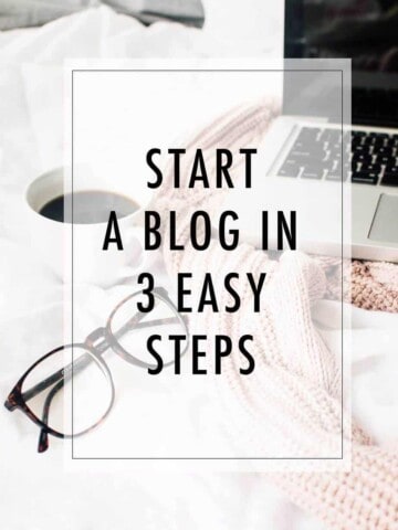 Start a blog in 3 easy steps and learn how to make money from blogging
