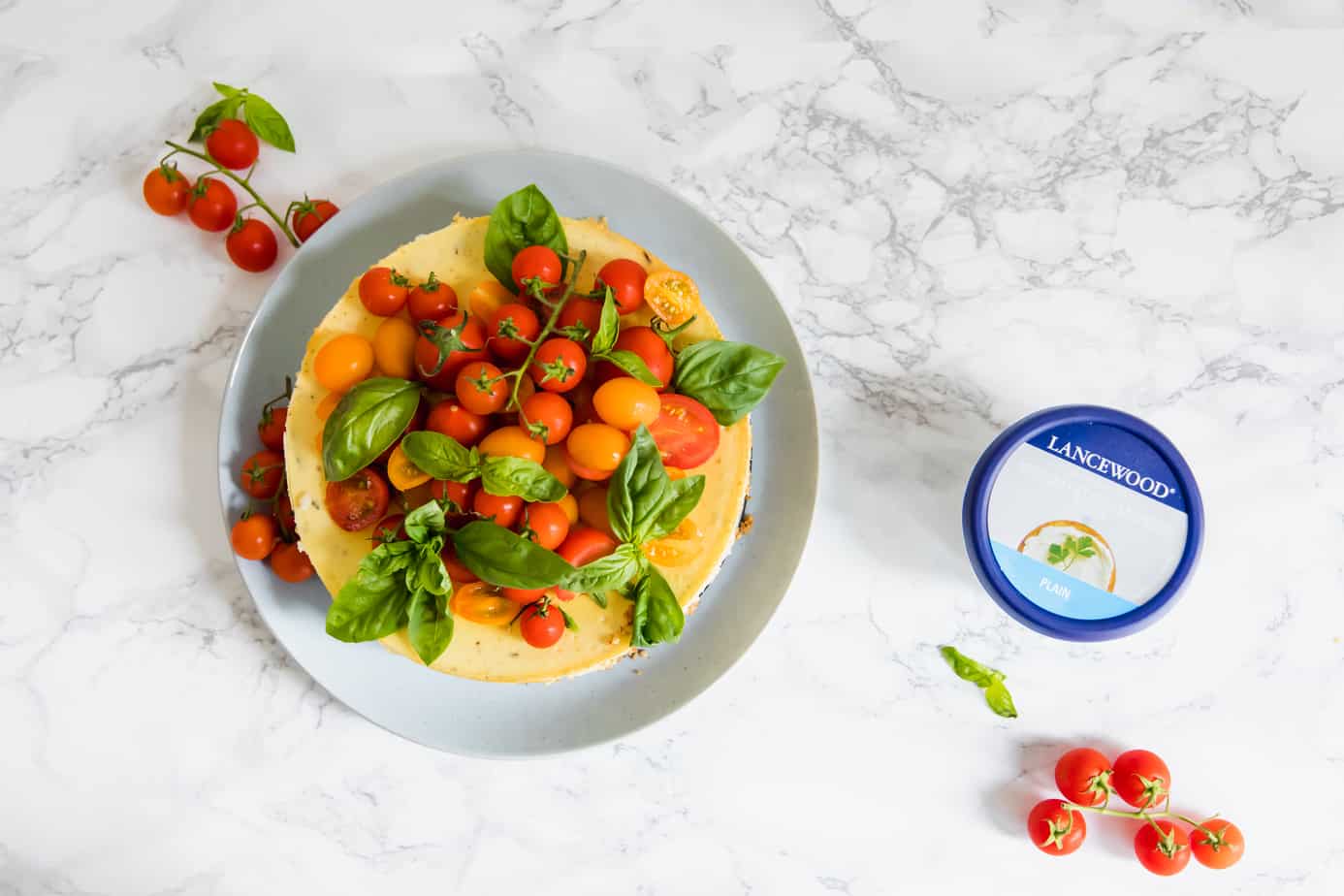 This Tomato & Basil Savoury Cheesecake is the perfect creamy lunch recipe, quick and easy to make and oh so delicious! Plus, WIN a trip to New York with Lancewood.