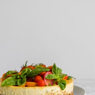 This Tomato & Basil Savoury Cheesecake is the perfect creamy lunch recipe, quick and easy to make and oh so delicious! Plus, WIN a trip to New York with Lancewood.