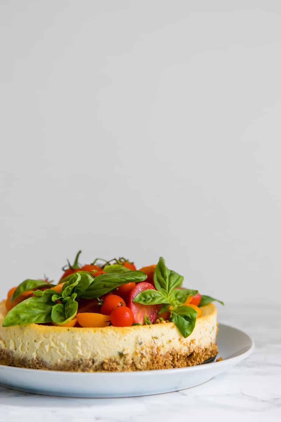 This Tomato & Basil Savoury Cheesecake is the perfect creamy lunch recipe, quick and easy to make and oh so delicious! Plus, WIN a trip to New York with Lancewood.