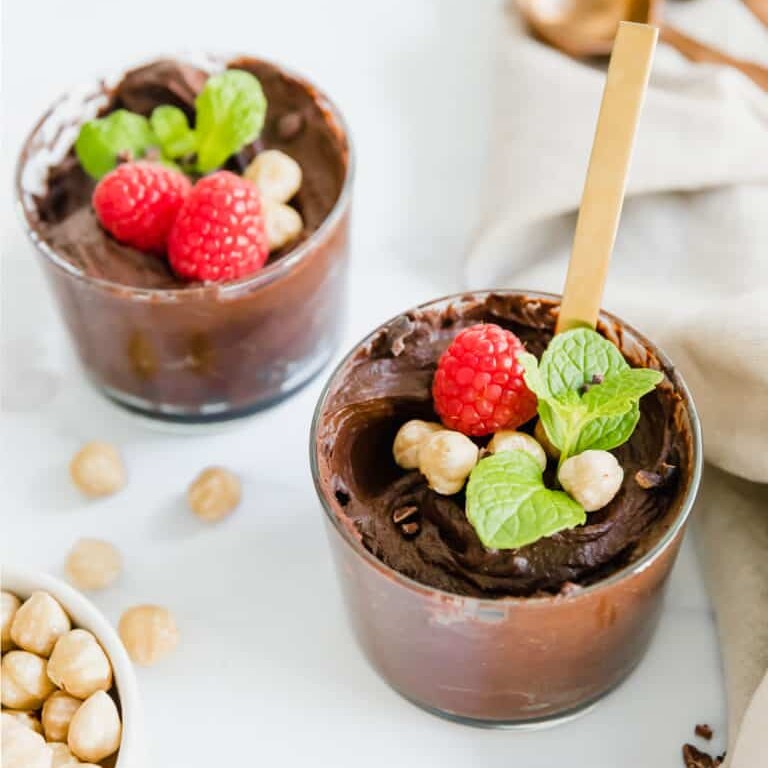 Easy Avocado Chocolate Mousse - Baking Ginger