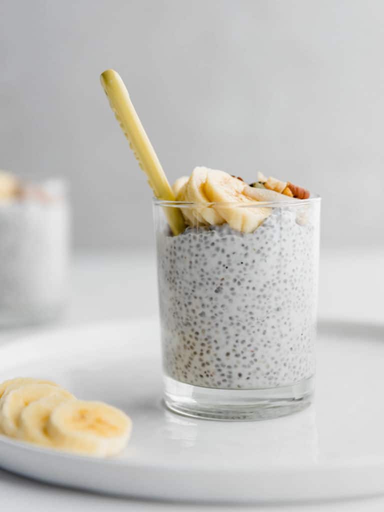 4 Ingredient Coconut Cream Chia Seed Pudding - Baking-Ginger