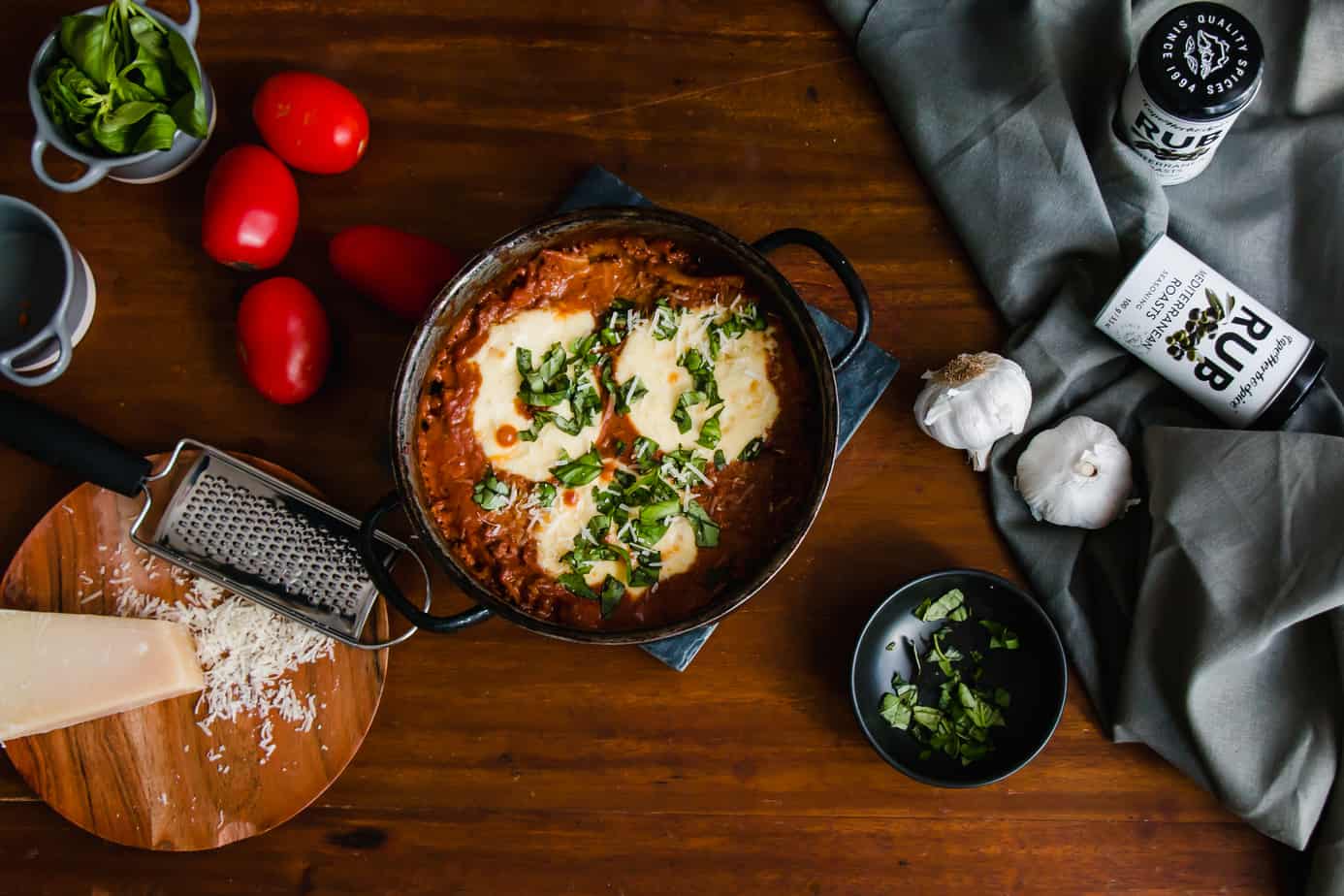 One of my favourite recipes of all time is this Hearty One Pot Lasagna. It really hits the spot if you're craving comfort food and a warm, hearty meal. It is uncomplicated and marvellous and the best part is - you can make it all in one pot! Here's to fewer dishes!