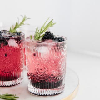 This Blackberry Lime Gin & Tonic is a refreshing twist on your favourite classic drink. Only takes a few simple ingredients and 10 minutes to whip up.