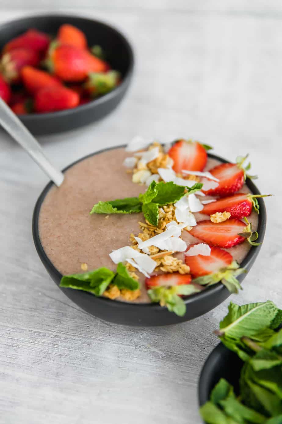 Easy Strawberry Smoothie Bowl - Baking Ginger