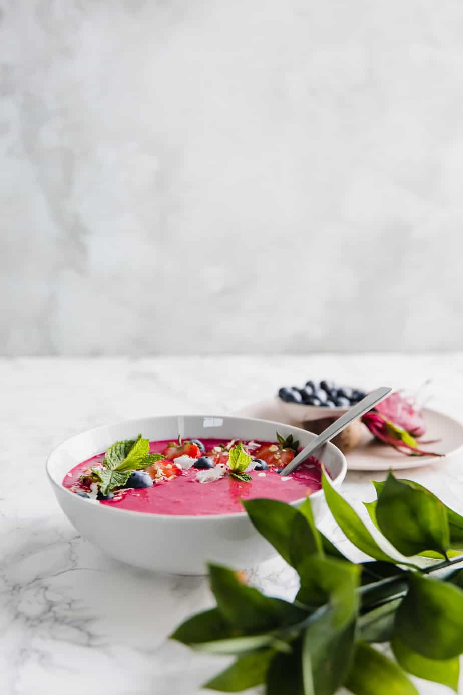 This Healthy Beet Berry Smoothie Bowl is the only breakfast recipe you'll ever need. Quick, vegan, gluten-free and delicious.