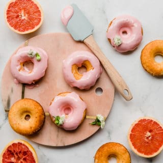 These simple Zesty Grapefruit Baked Donuts are quick to whip up, soft in texture and zesty in falvour. Made with fresh grapefruits, these baked donuts are always a winner.