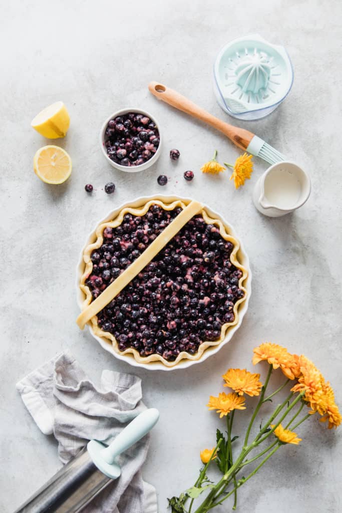 This simple and classic pie is an absolute keeper! Thie Perfect Lemon & Blueberry Pie has a sweet, flakey pastry with a delicious, juicy filling. If that doesn't sound like pie perfection I don't what does!? 