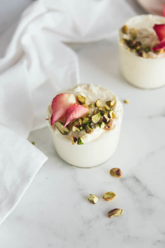 Is there anything in life more deliciously decadent than fluffy white chocolate mousse?! It is so indulgent and so easy to make - truly a perfect dessert. And this Rose & White Chocolate Mousse has a simple sweet, floral twist to it which is just magical.