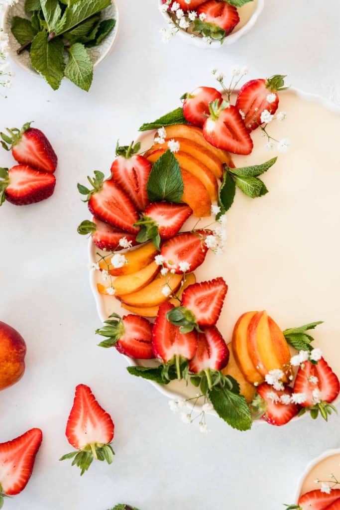 This easy Creamy Panna Cotta Tart tart is the only tart recipe you'll ever need. Made with a spicy ginger crust and a creamy panna cotta filling there's no going wrong with this impressive dessert.