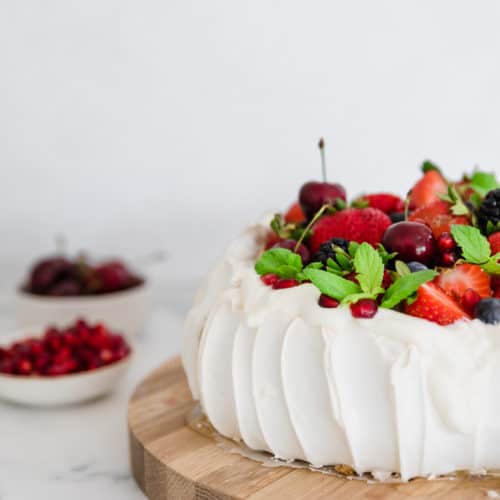 Mixed Berry Pavlova {no fail recipe} - Baking Ginger