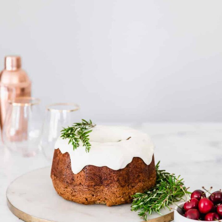 Gingerbread Bundt Cake with Cream Cheese Glaze