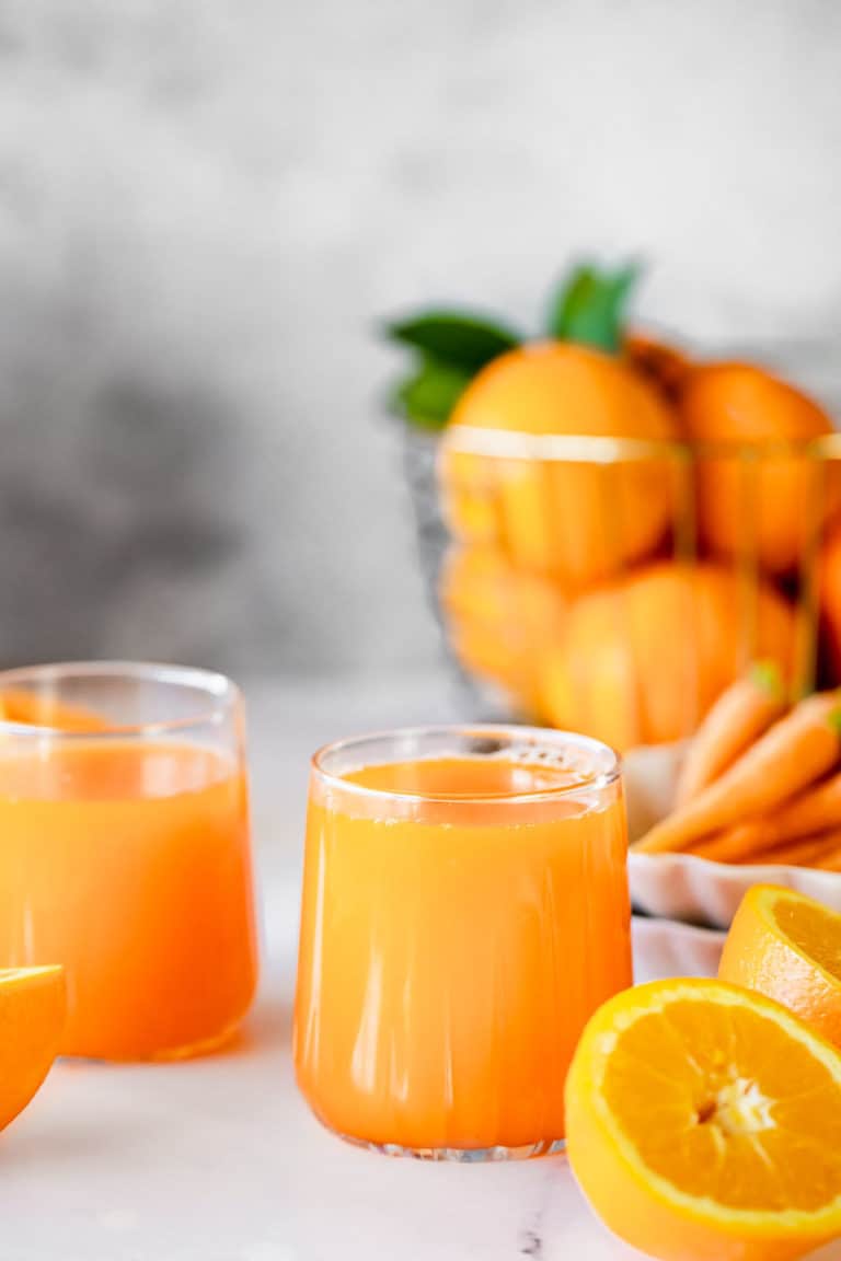 Orange Carrot Juice Immune Boosting Baking Ginger