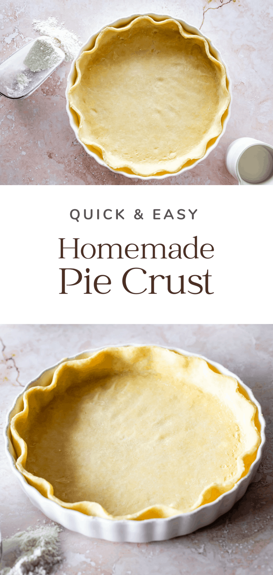 Easy Homemade Pie Crust {No fail recipe} - Baking Ginger