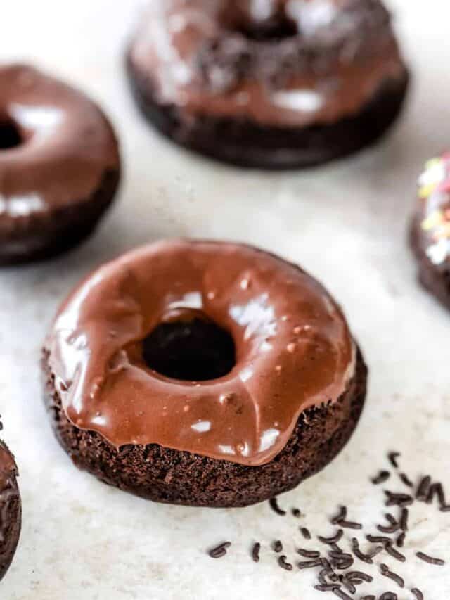 Cake Mix Chocolate Donuts