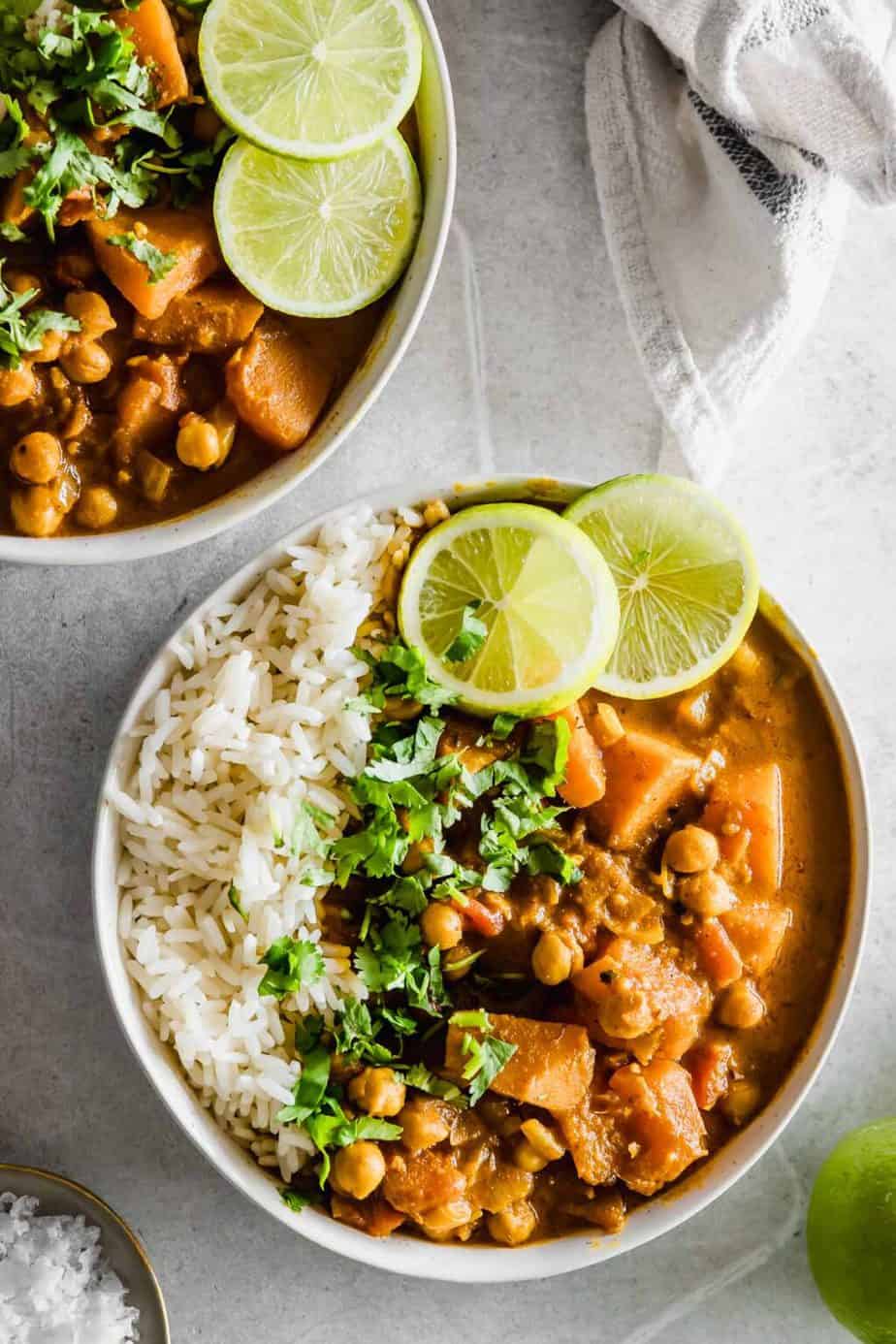 Vegan Chickpea and Pumpkin Curry BakingGinger
