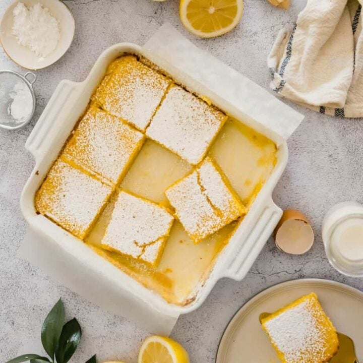 Creamy Lemon Bars with Graham Cracker Crust
