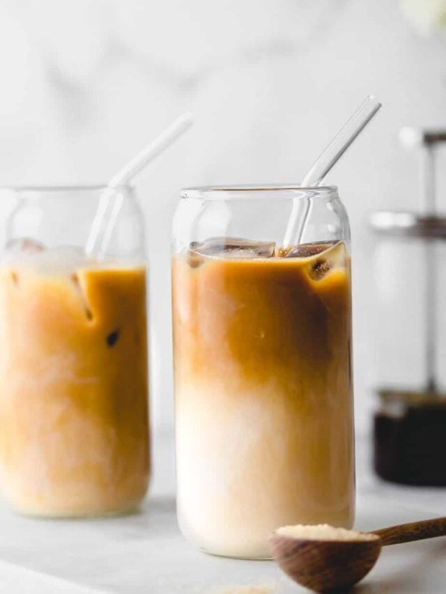 Starbucks Copycat Decaf Cold Brew Iced Latte
