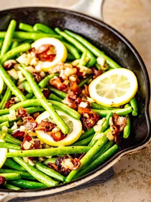 Easy Thanksgiving Green Beans Side Dish